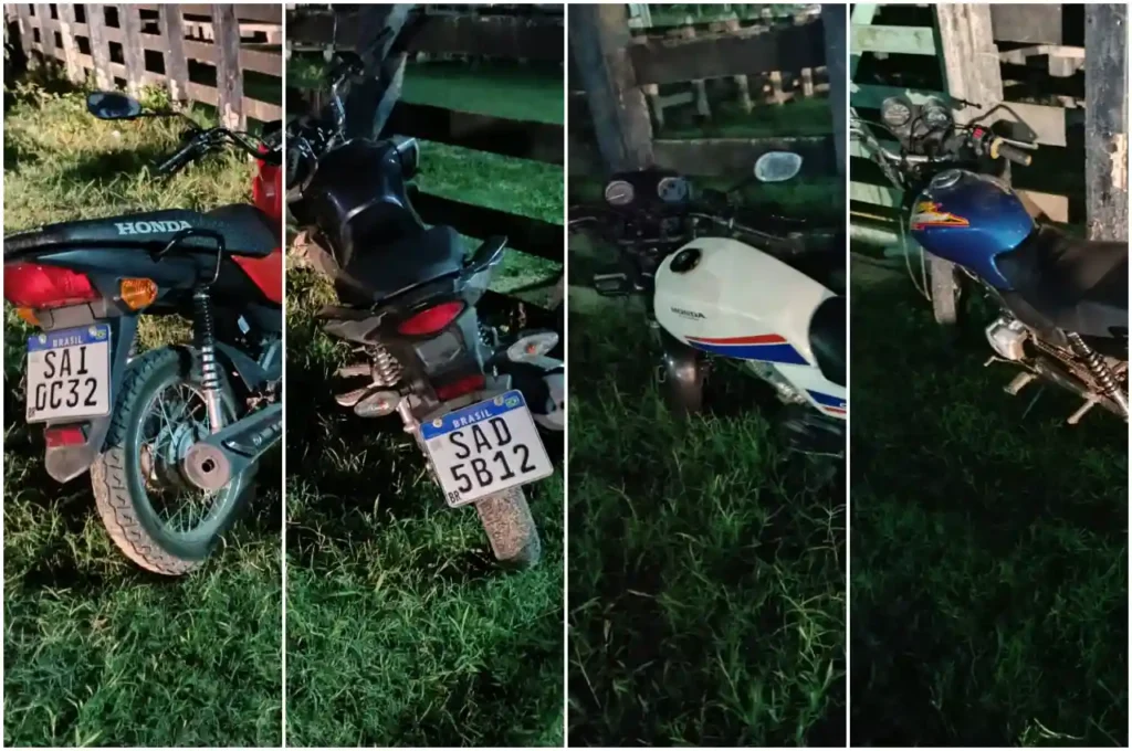 PC recupera quatro motos abandonadas em União dos Palmares