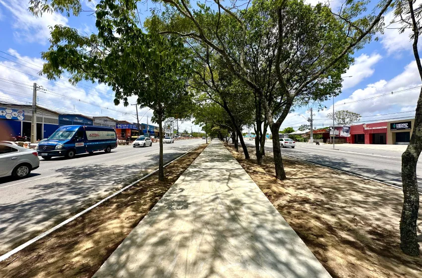 Ciclovia da Durval de Góes Monteiro avança com 84% da concretagem concluída